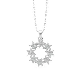 Circle Of Star Diamond Pendant